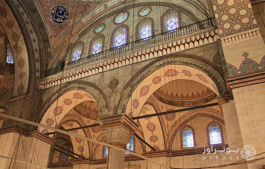 داخل مسجد بایزید استانبول